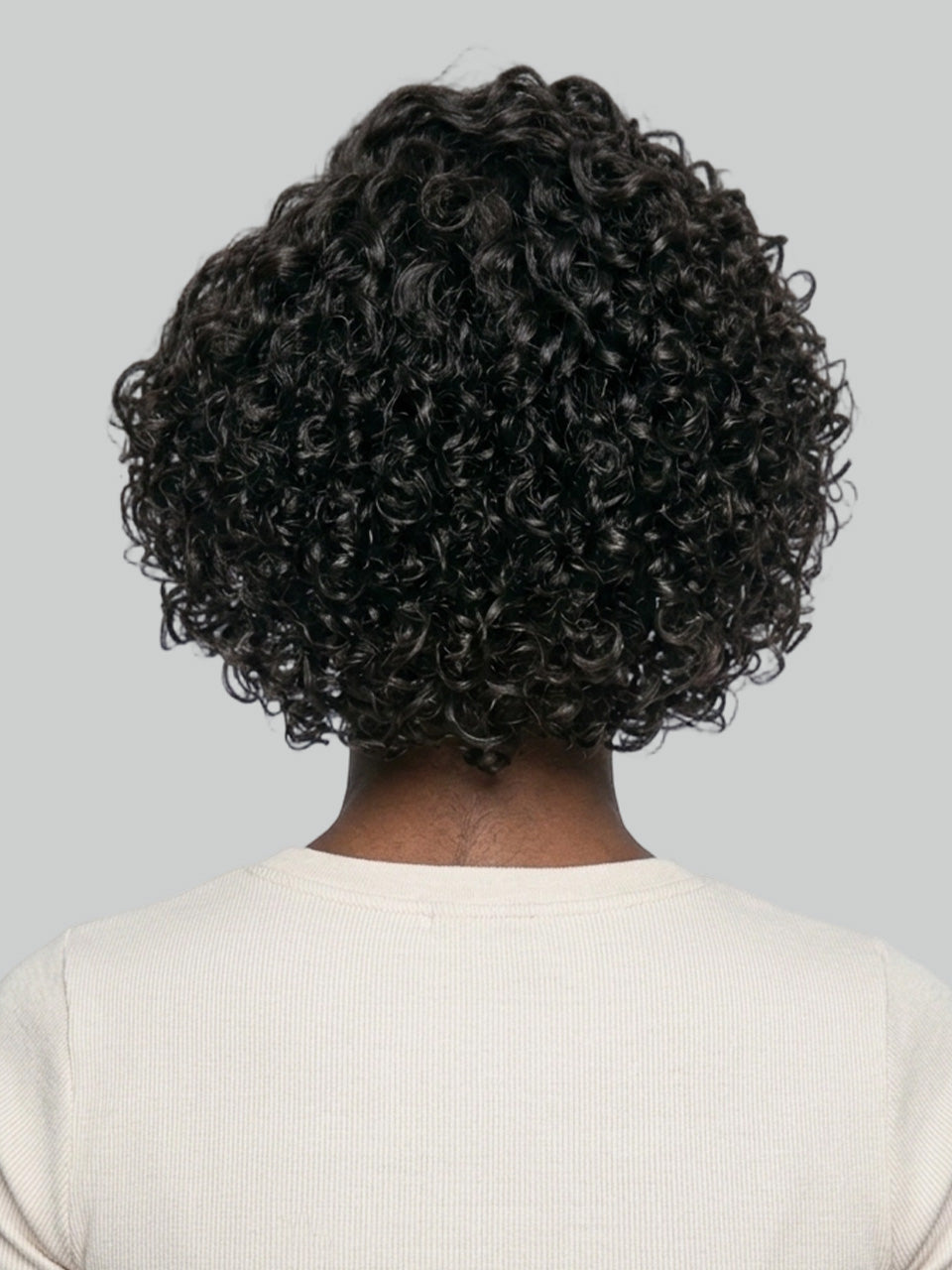 Loyalrose Bob Wig Curly Black color Closure lace 5x5 Glueless 100% Human Hair
