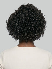 Loyalrose Bob Wig Curly Black color Closure lace 5x5 Glueless 100% Human Hair