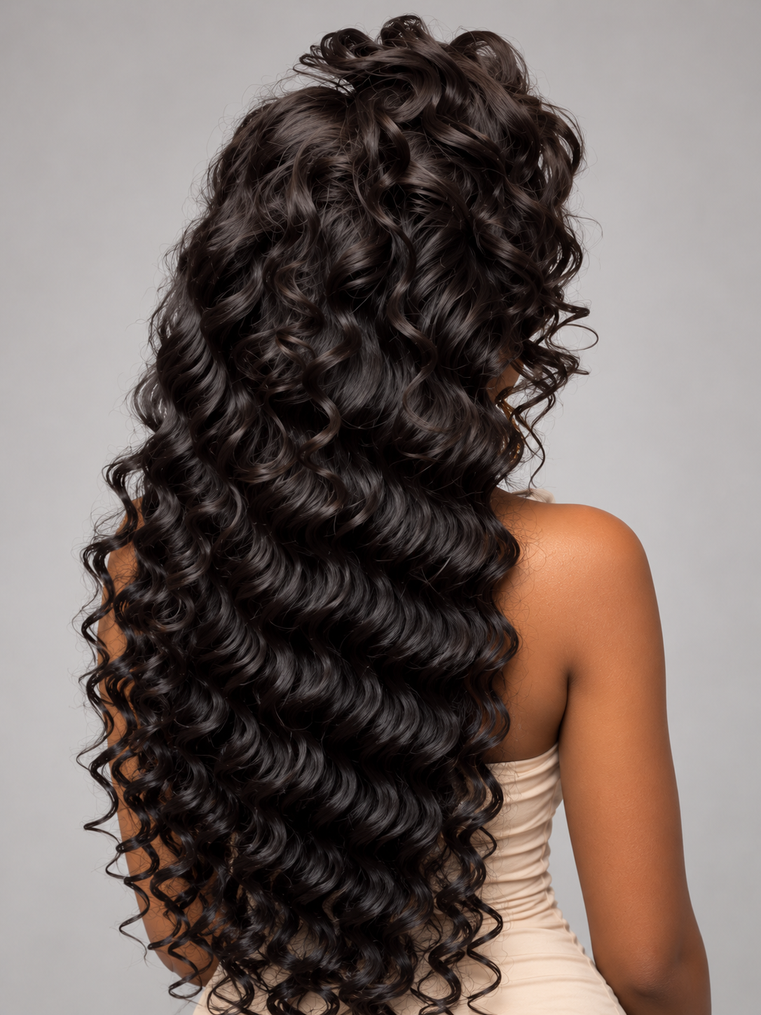 Loyalrose Pre-styled wig Finger+Natural wave Side part frontal lace 13*6 Black color without glue 20-30 inches