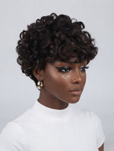 Loyalrose Topper curly wave 6 inches 100% human hair glueless (not a wig)