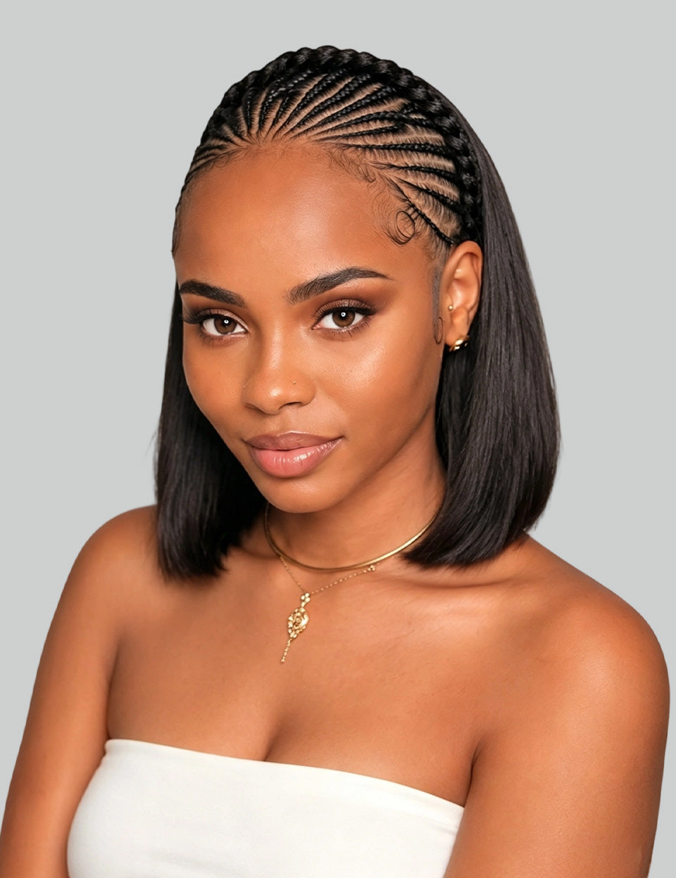 Black_woman_wearing_10_inch_human_hair_cornrow_front_wig_with_headband_braid_and_straight_back_bob_style.jpg