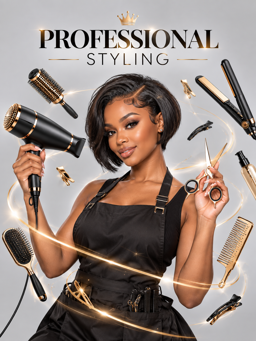 Complimentary hairstylist styling worth $80