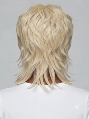 Loyalrose Blonde Layered Mullet Wig 100% human hair Glueless Machine Made