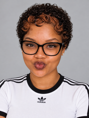 Loyalrose Pixie wig free part Deep curly Multicolor 100% human hair with lace 13*4 Glueless Face-framing highlights