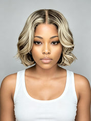 Loyalrose Black Mixed 613 Bob Wig 13x4 Glueless 100% Human Hair