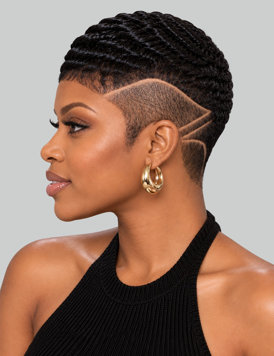 Loyalrose_Black_Pixie_Wig_Side_View_-_6_Human_Hair_Fade_Hard_Part_Style.jpg