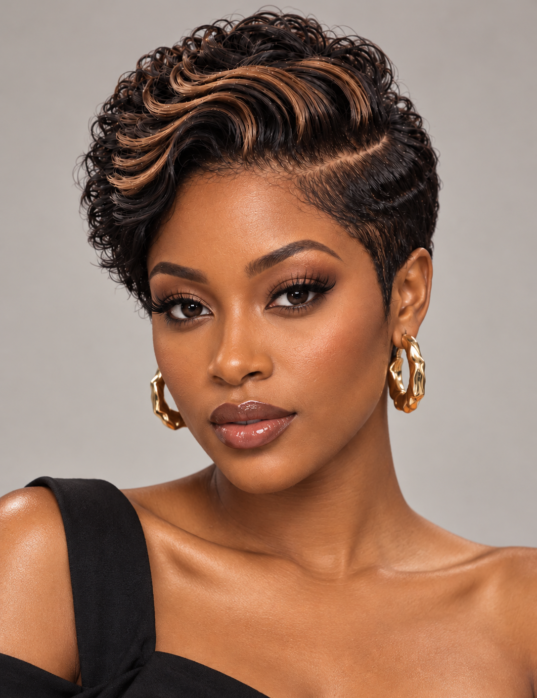Loyalrose_Pixie_Wig_Front_View_-_Black_Mix_Brown_Loose_Curly_Style_13x4_Lace.png