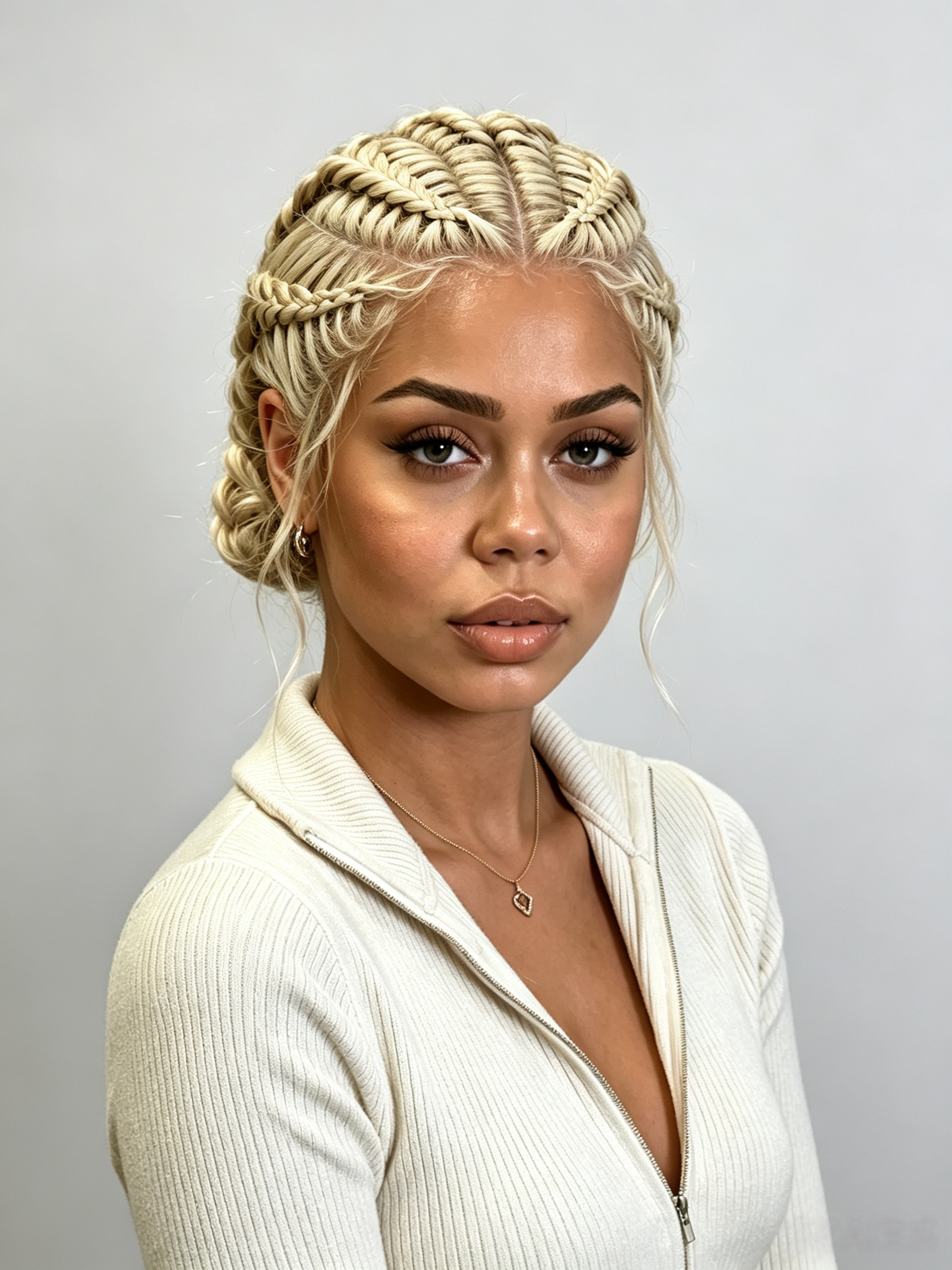 Loyalrose fashion braind full lace wig color Blonde without glue Premium Hybrid