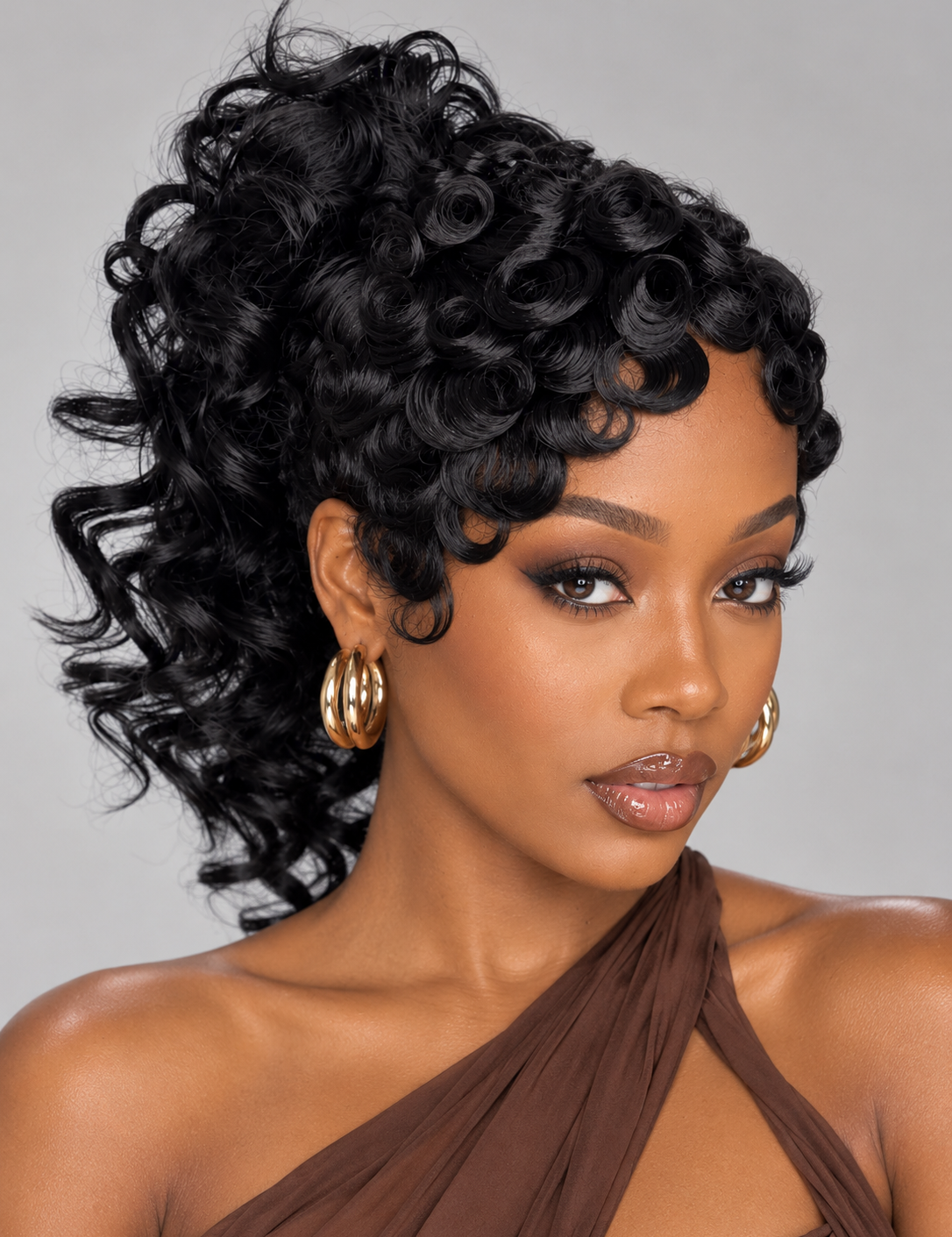loyalrose-black-curly-mullet-wig-glueless-front-view.png