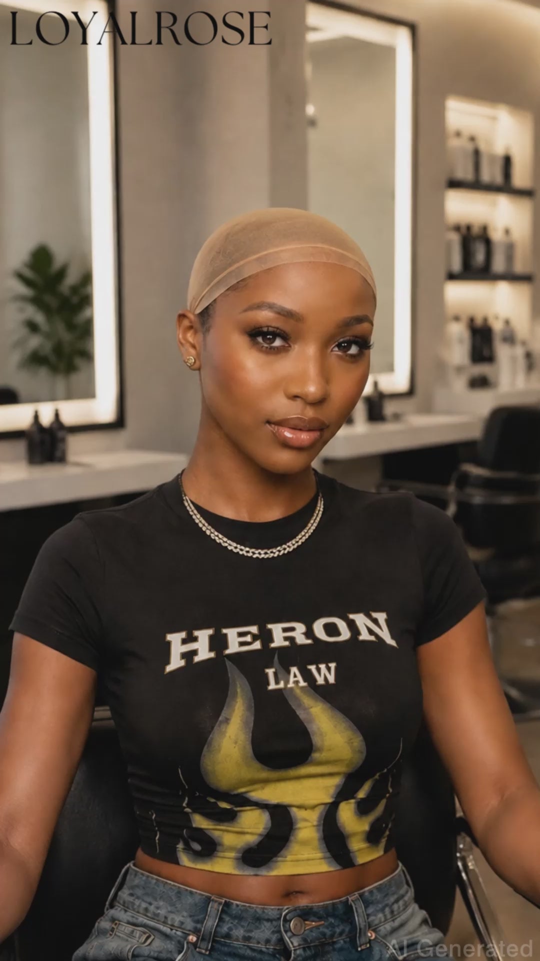 Loyalrose Pixie Wig Black color full lace 100% human hair Glueless Twists curls style